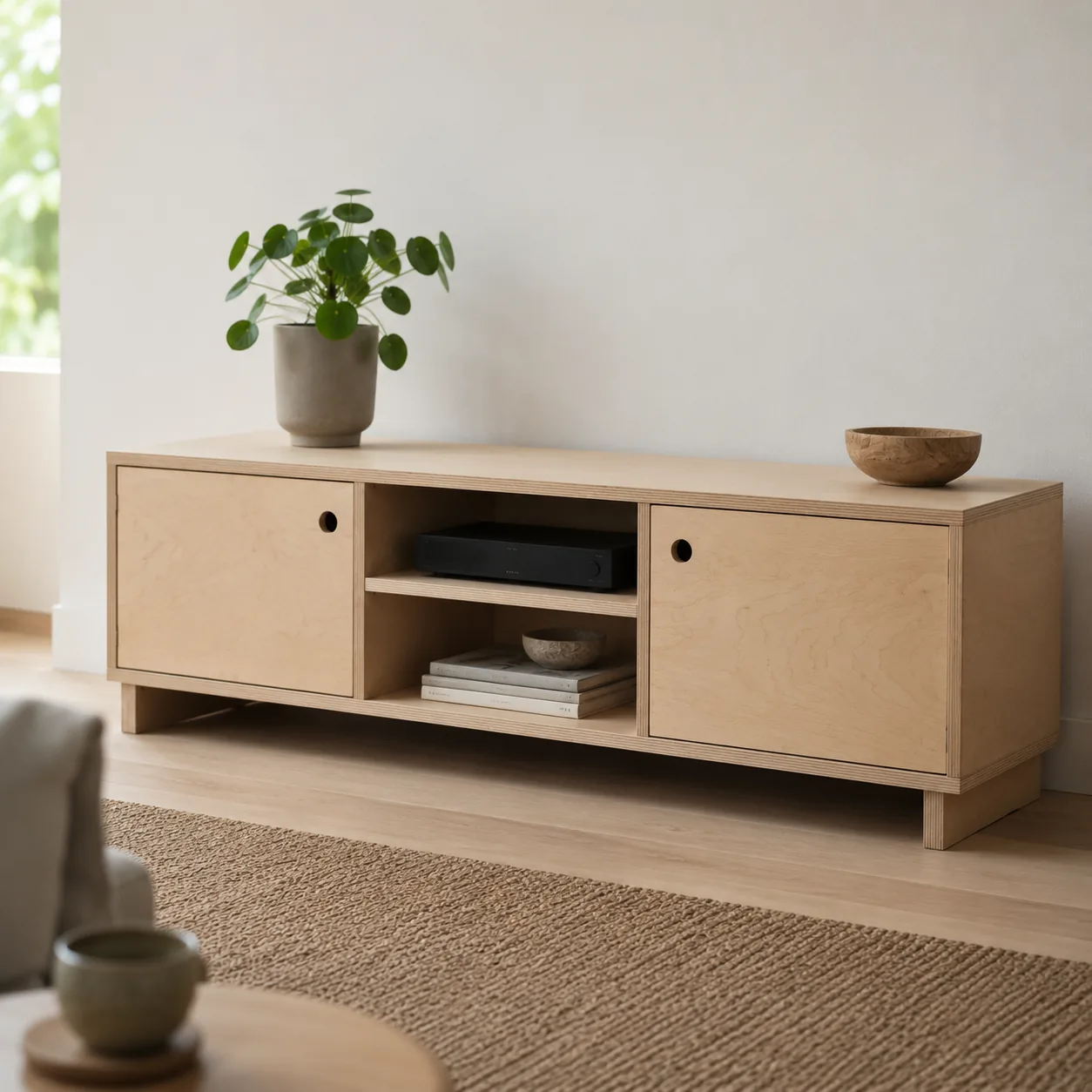 Example impression: Floating TV stand 71 in