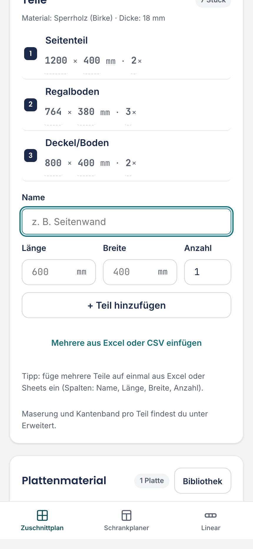 Der Hauptbildschirm auf einem Handy.