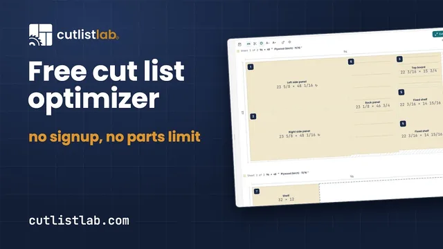 Guide video: A cutting plan in about a minute